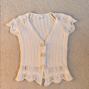 Dressbarn Crocheted Sweater